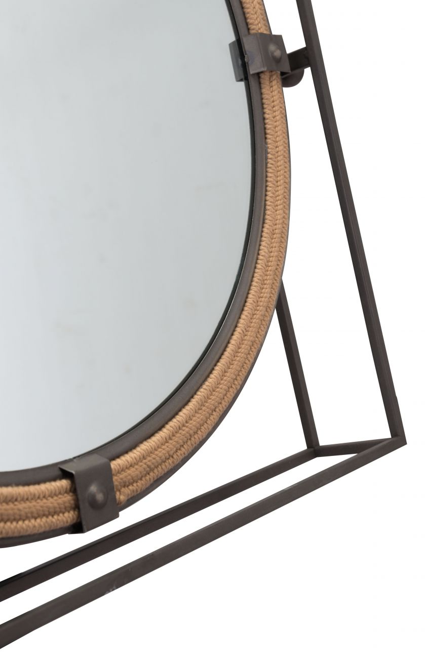 Capell Mirror Antique Gray