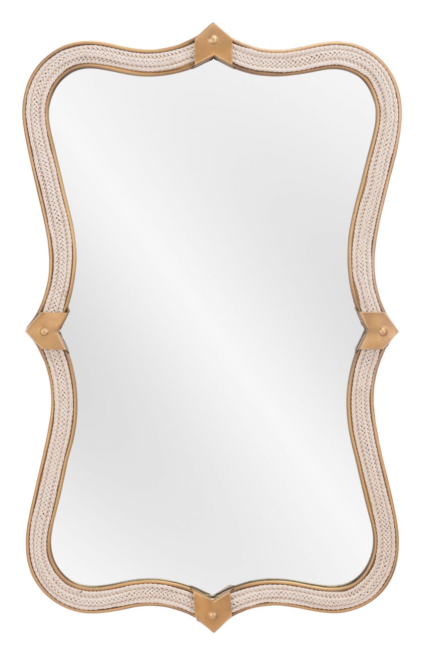 Hillegass Mirror Brass