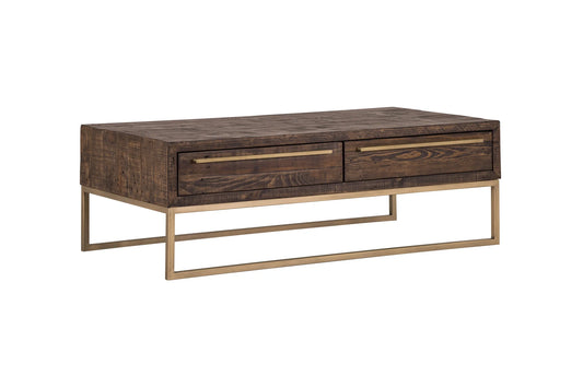 Monterey Rustic Coffee Table in Smokey Taupe – Timeless Charm with a Rustic Finish for Elegant Living Spaces