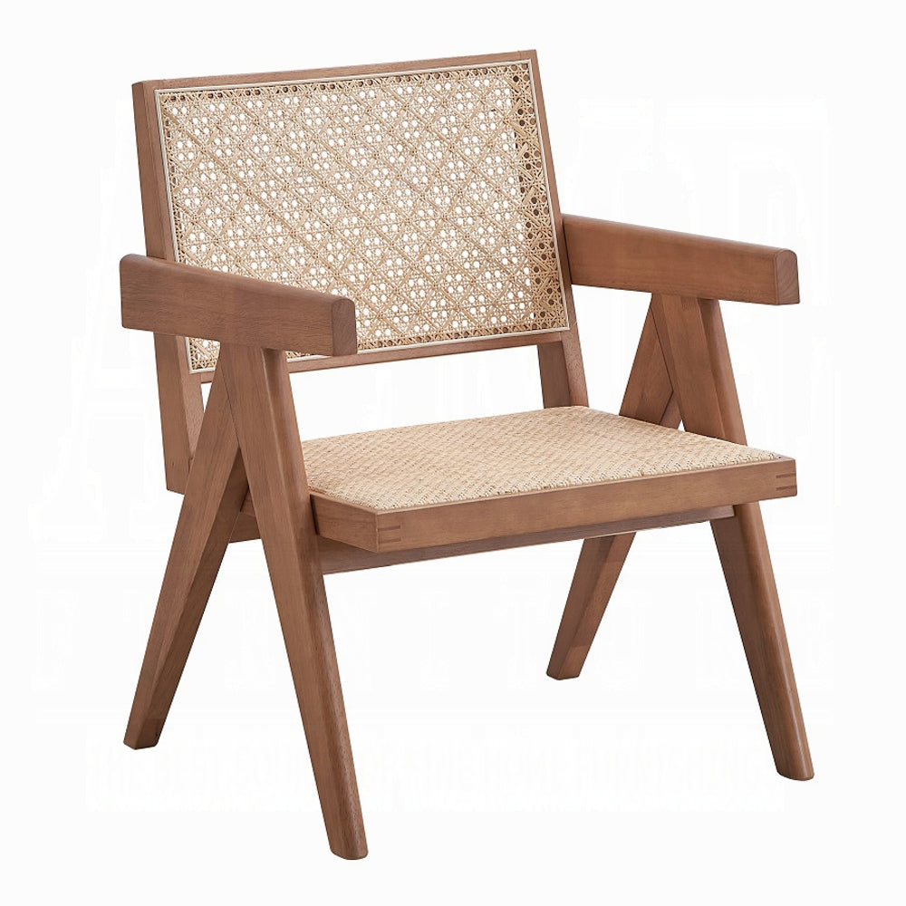 Velentina Rattan & Natural Finish Accent Chair