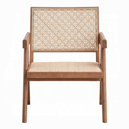 Velentina Rattan & Natural Finish Accent Chair