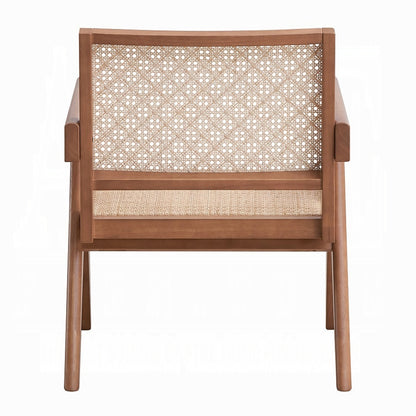 Velentina Rattan & Natural Finish Accent Chair