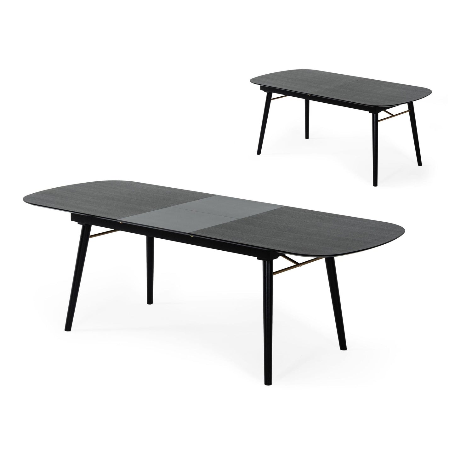 Addax Black Extendable Dining Table