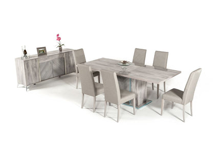 Alexa Light Grey Gloss Buffet