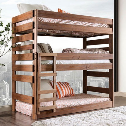 Pollyanna Twin Triple Decker Bed