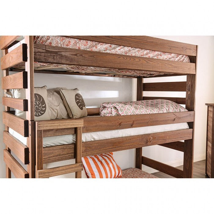 Pollyanna Twin Triple Decker Bed