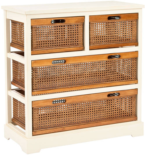 Jackson 4 Drawer Storage Unit – Compact Organizer for Bedroom, Office, or Entryway