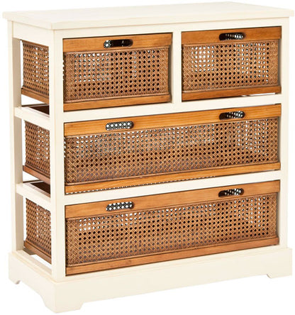 Jackson 4 Drawer Storage Unit – Compact Organizer for Bedroom, Office, or Entryway