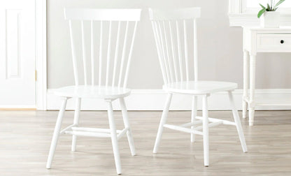 Parker Elegant Spindle Dining Chair Set of 2 - Timeless and Comfortable Seating for Classic Dining Rooms