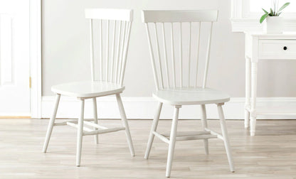 Parker Elegant Spindle Dining Chair Set of 2 - Timeless and Comfortable Seating for Classic Dining Rooms