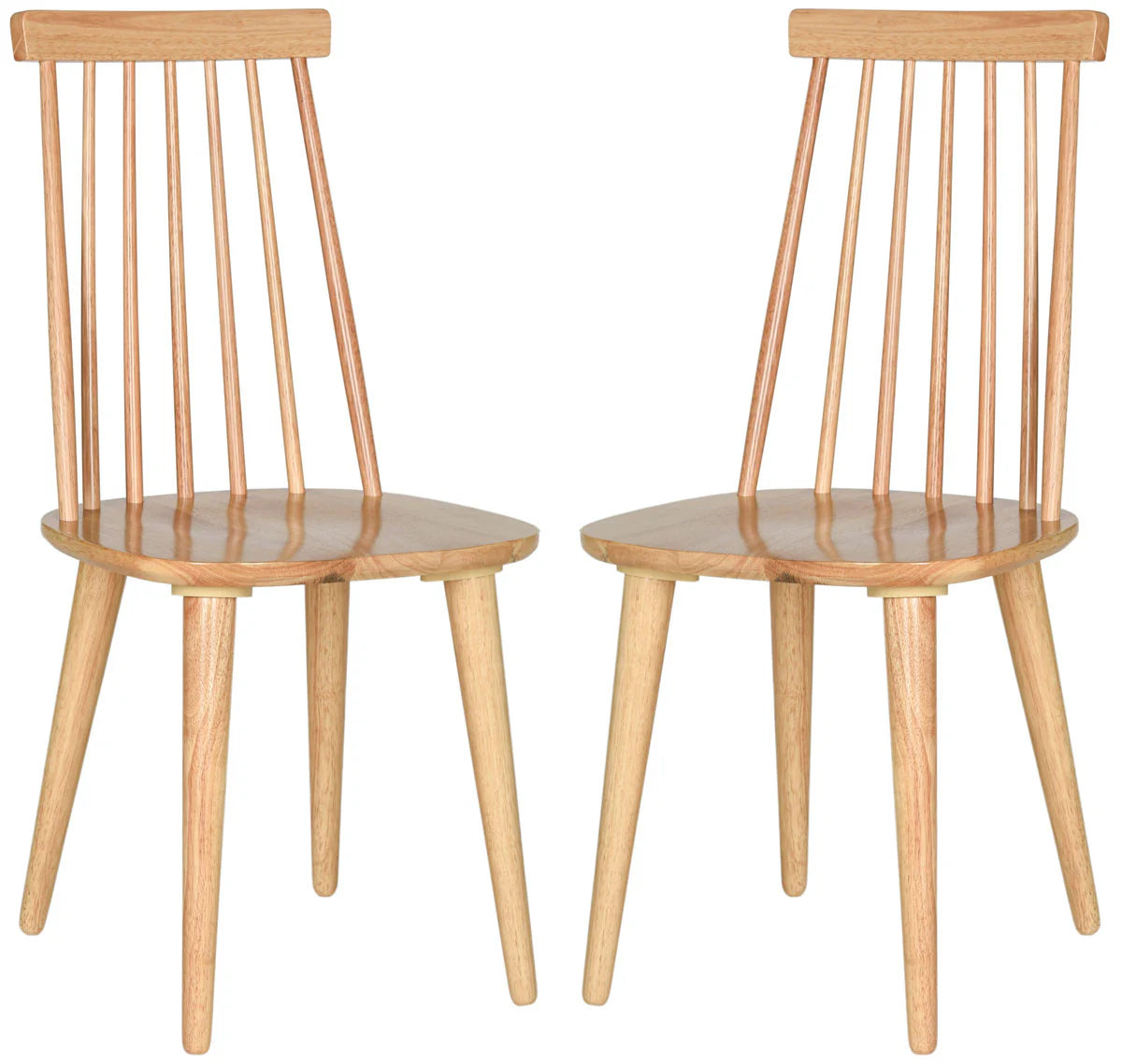 Burris Classic Windsor Dining Chairs Set of 2 - Timeless and Comfortable Seating for Traditional Dining Rooms