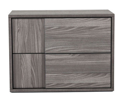 Asus Italian Elm Grey matte Finish 2-Drawer Nightstand