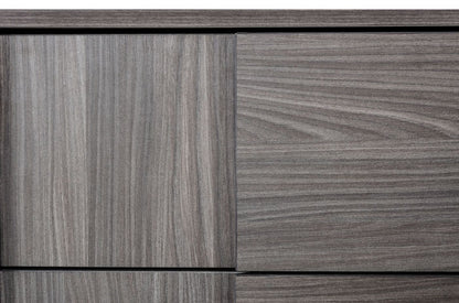 Asus Italian Elm Grey 6-Drawer Dresser