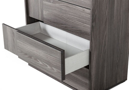 Asus Italian Elm Grey 5-Drawer Storage Chest