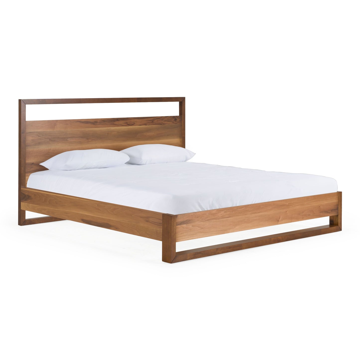 Berlin Walnut Bedroom Set – Bed, Nightstands and Dresser