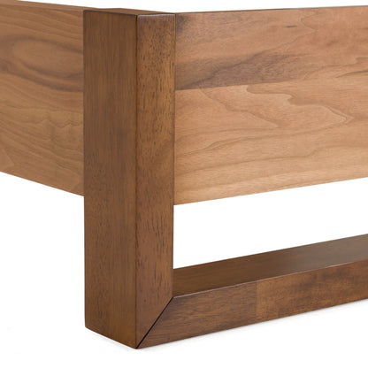 Berlin Walnut Bedroom Set – Bed, Nightstands and Dresser