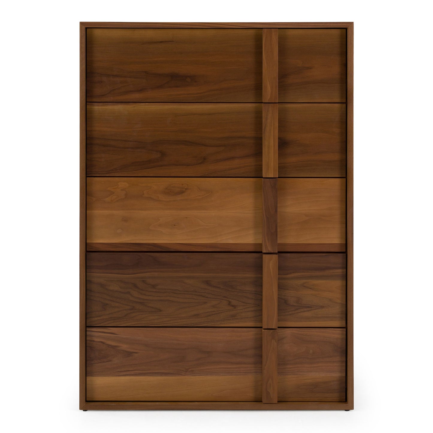 Berlin Walnut Five-Drawer Chest