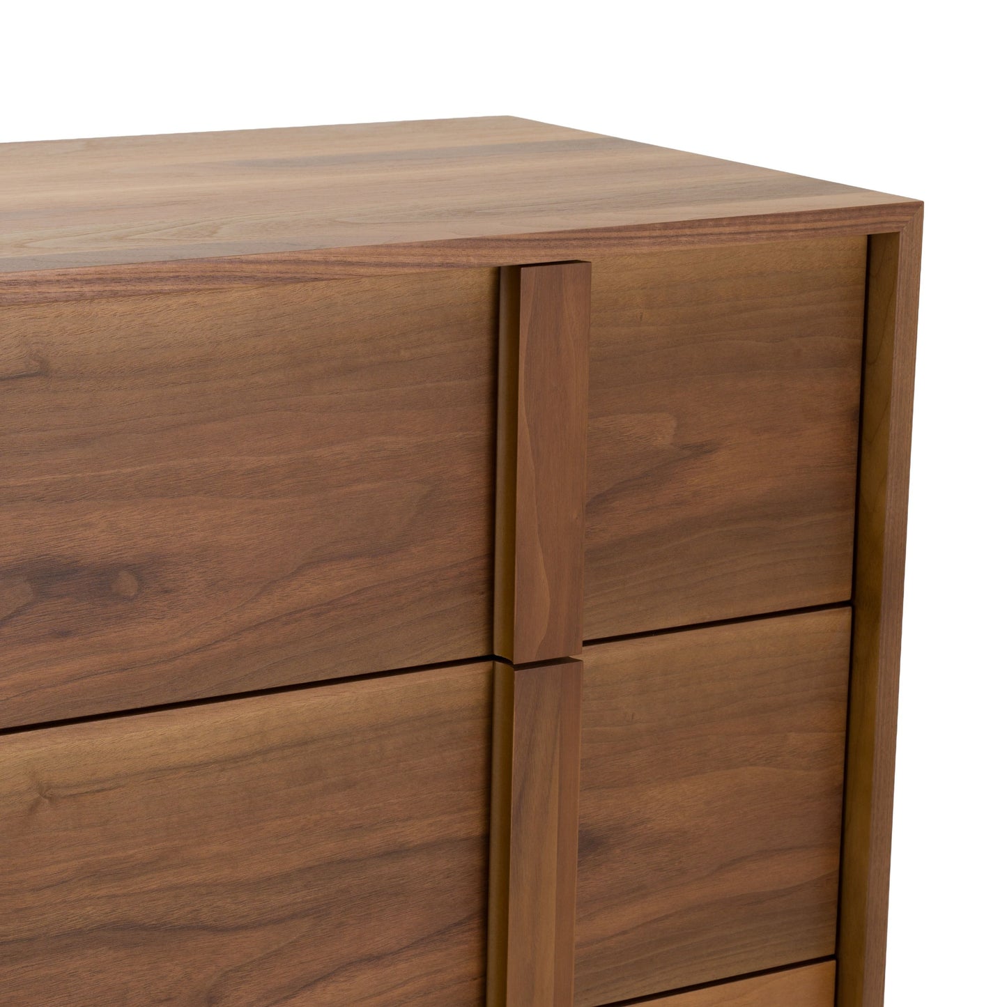 Berlin Walnut Five-Drawer Chest