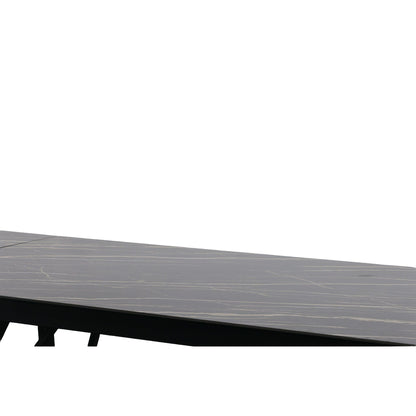 Modrest Bobby - Modern Black Ceramic Extendable Dining Table