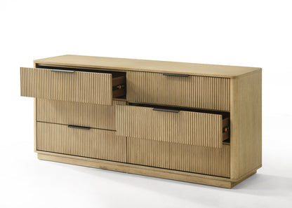 Nova Domus Santa Monica - Modern Natural Oak Bedroom Set