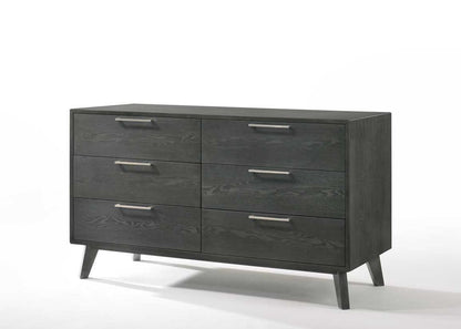 Soria Grey Wash Bedroom Set with Upholstered Bed