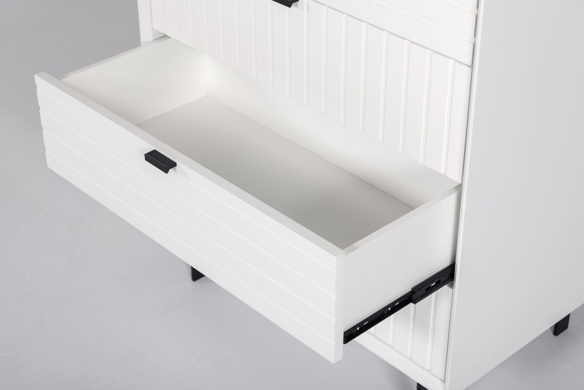Valencia Contemporary White Chest