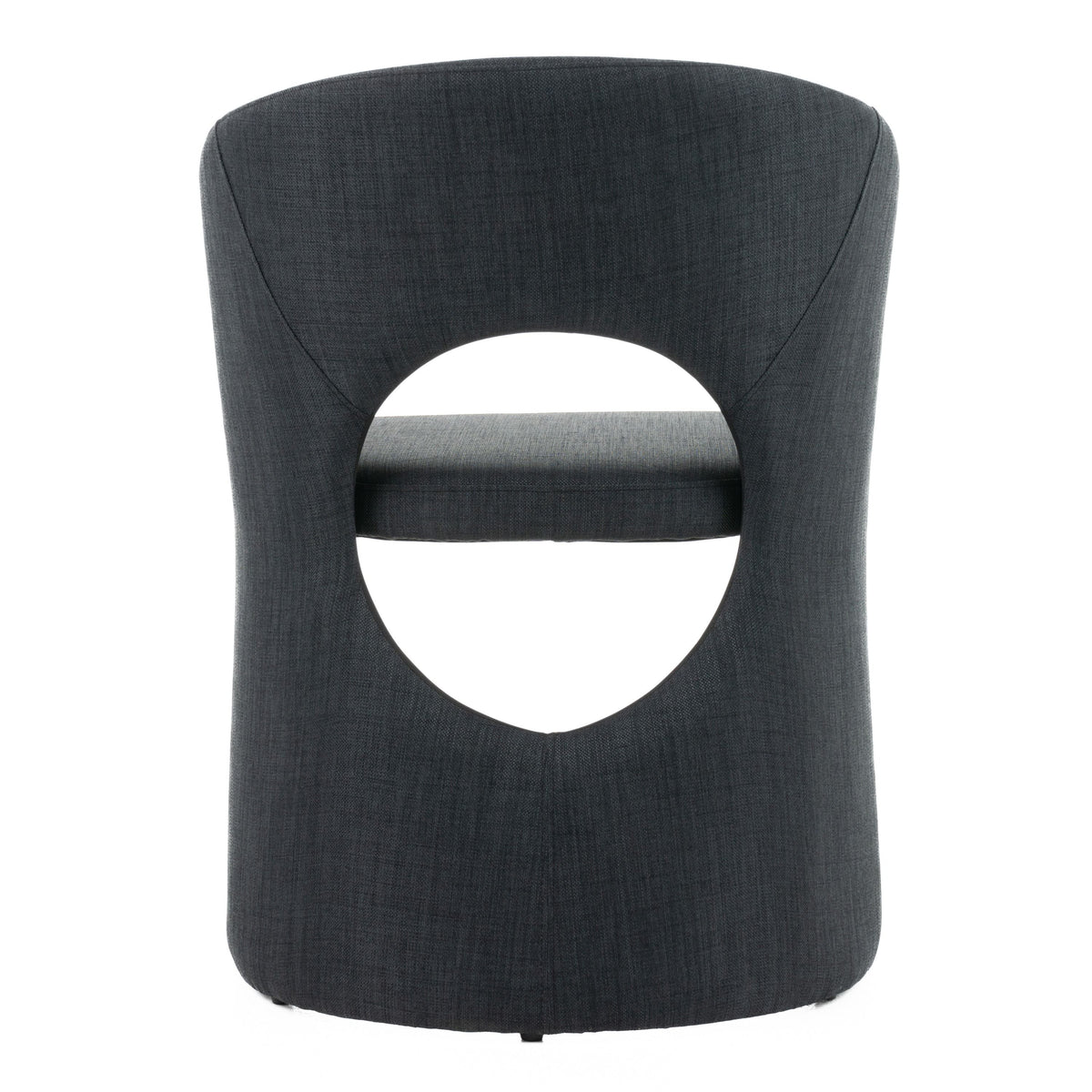 Brea Charcoal Fabric Dining Fabric Upholstery Chair