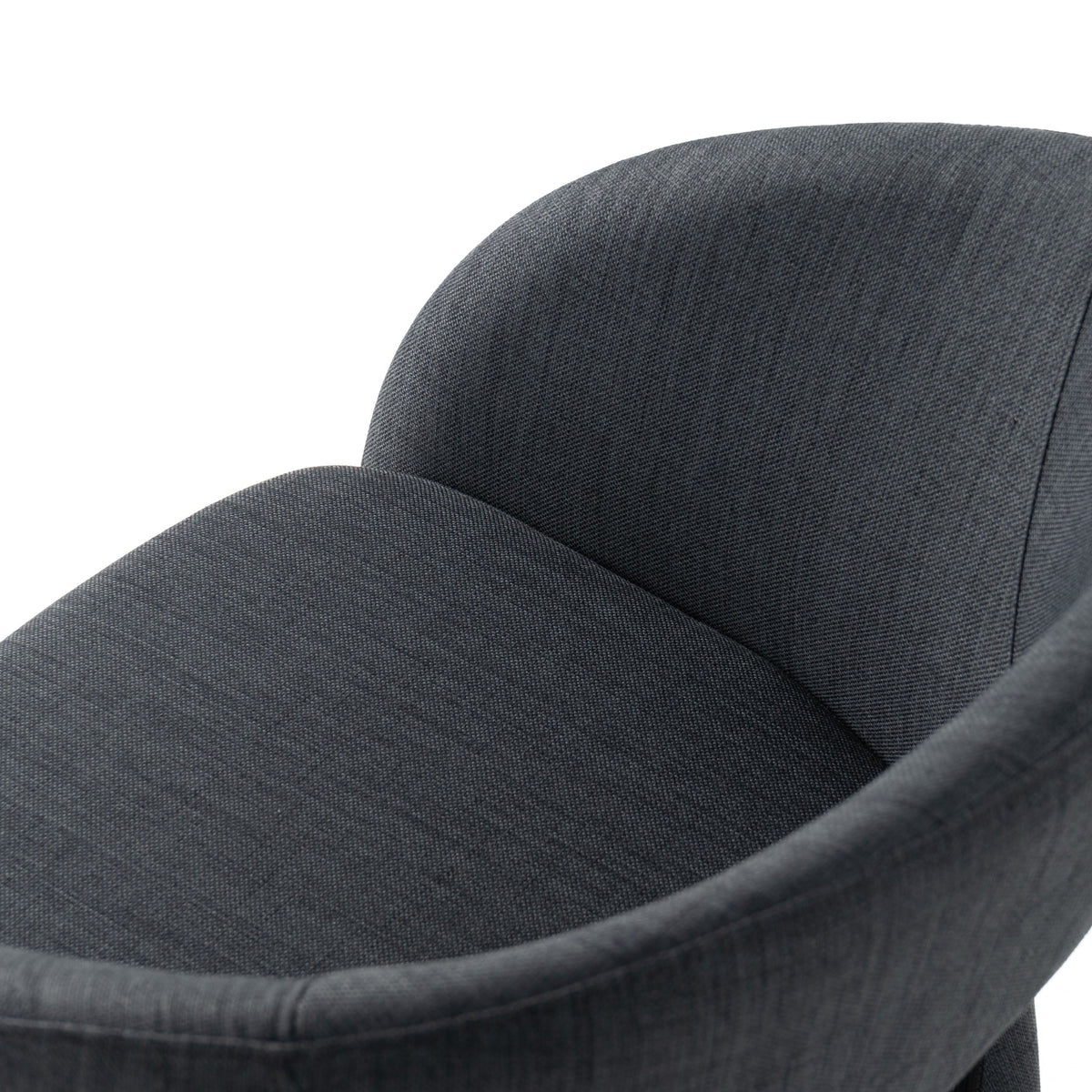 Brea Charcoal Fabric Dining Fabric Upholstery Chair