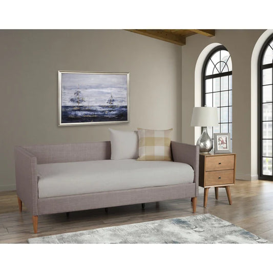 Britney Dark Grey Linen Daybed - Modern Elegance with Versatile Function