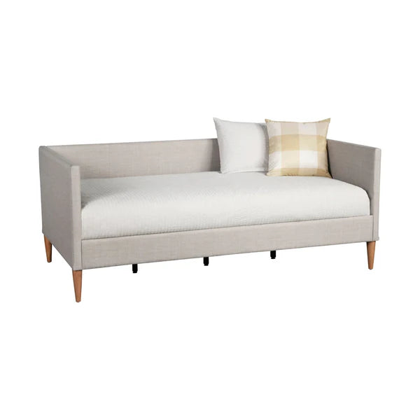 Britney Light Grey Linen Daybed - Stylish and Versatile Seating and Sleeping Solution