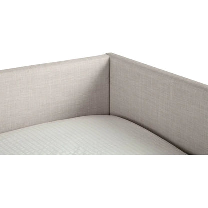 Britney Light Grey Linen Daybed - Elegant Design with Versatile Functionality