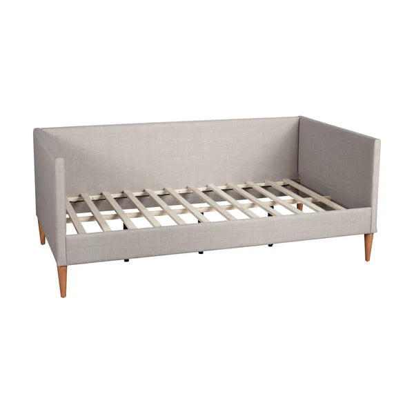 Britney Light Grey Linen Daybed - Stylish and Versatile Seating and Sleeping Solution