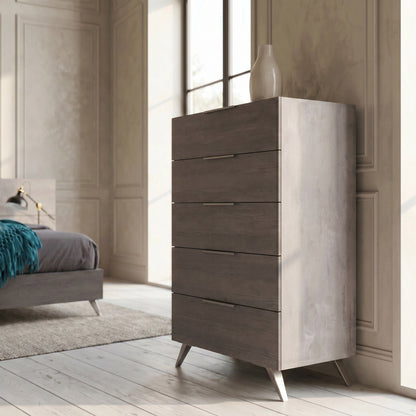 Bronx Italian Faux Concrete and Grey Chest