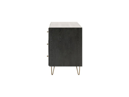 Bryan Grey Wash 6 Drawers Dresser