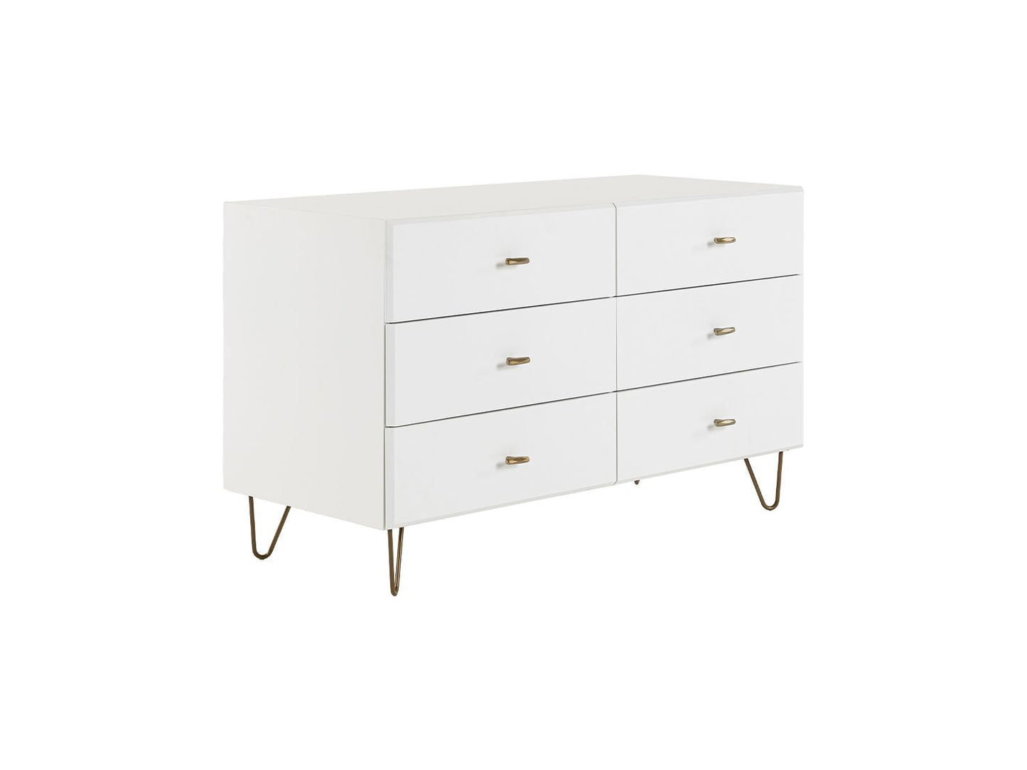 Bryan White Gloss Dresser