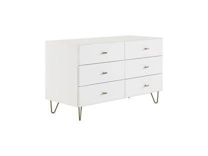 Bryan White Gloss Dresser
