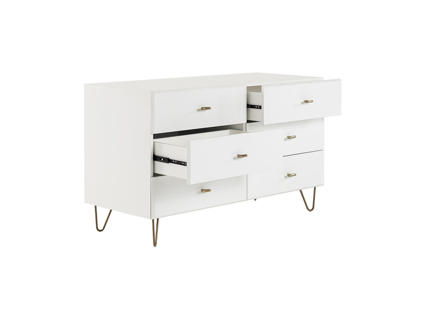 Bryan White Gloss Dresser