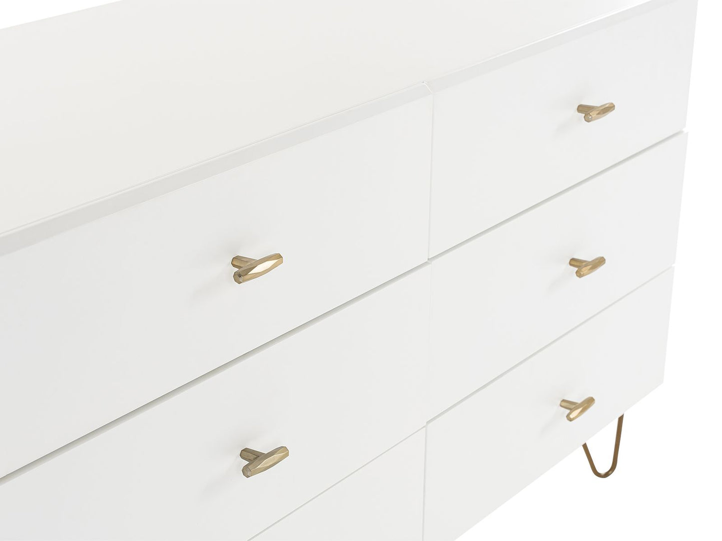 Bryan White Gloss Dresser