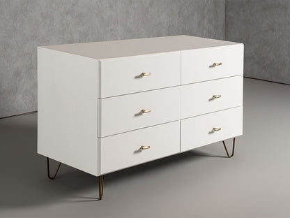 Bryan White Gloss Dresser