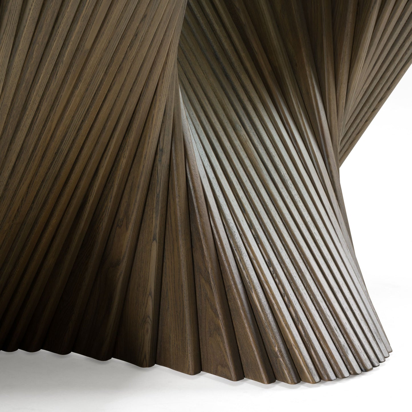 Byer Modern Glass and Grey Ash Dining Table