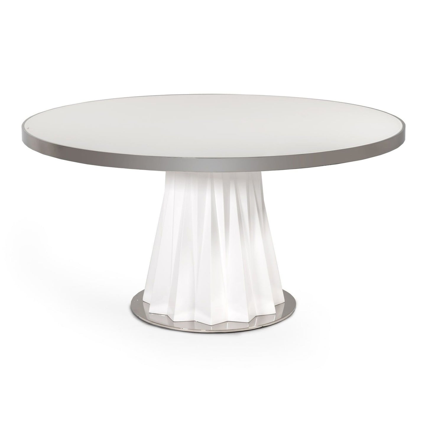 Cabaret White Round Dining Table