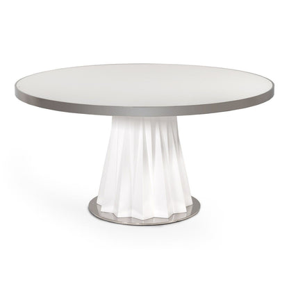 Cabaret White Round Dining Table