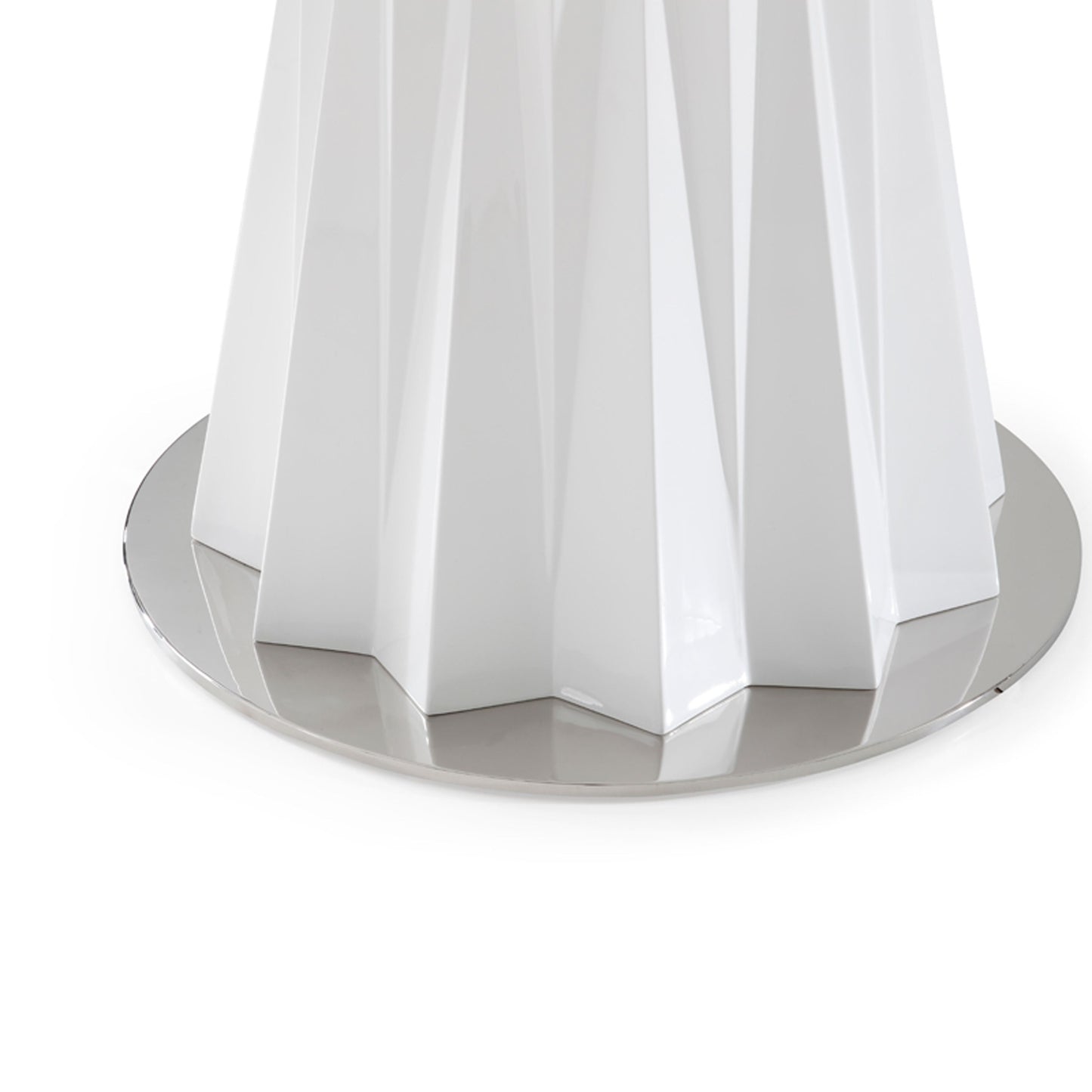 Cabaret White Round Dining Table
