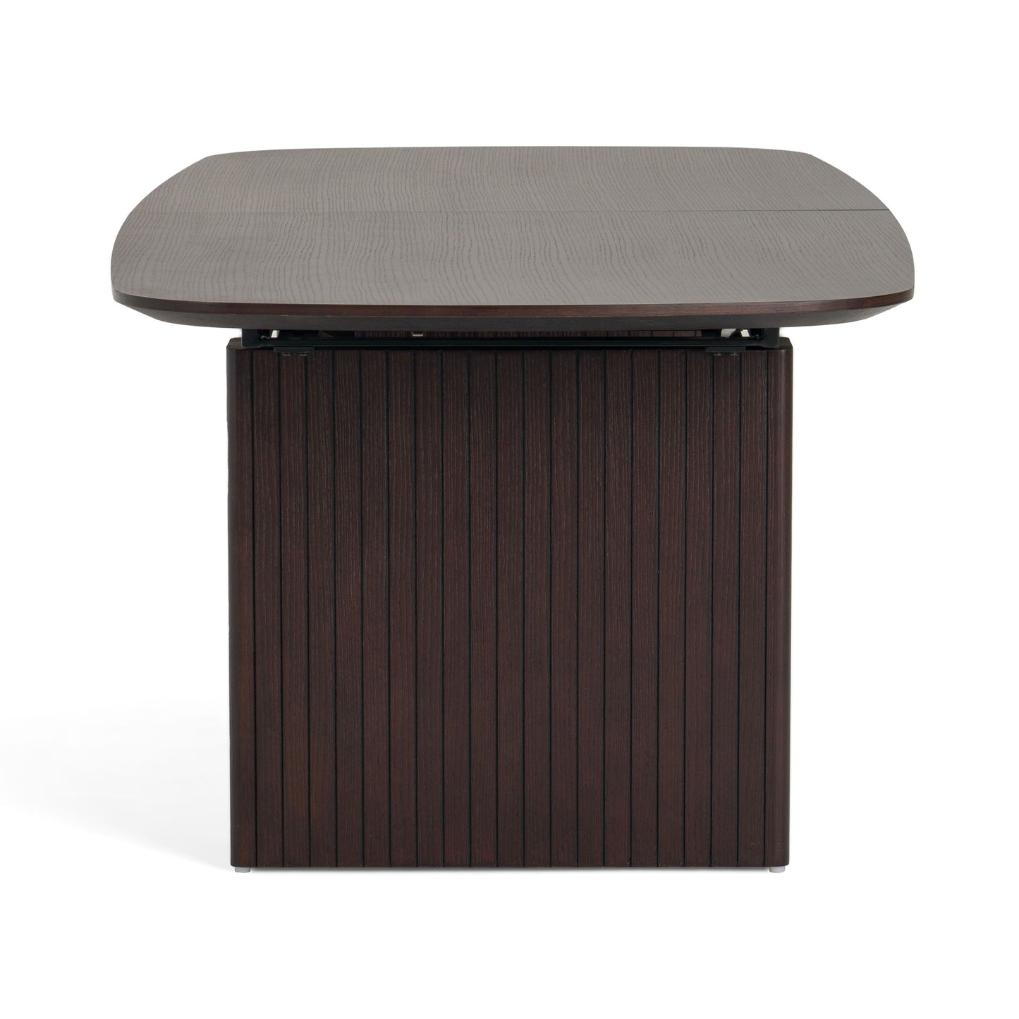 Modrest Calhoun - Modern Smoked Oak Extendable Dining Table