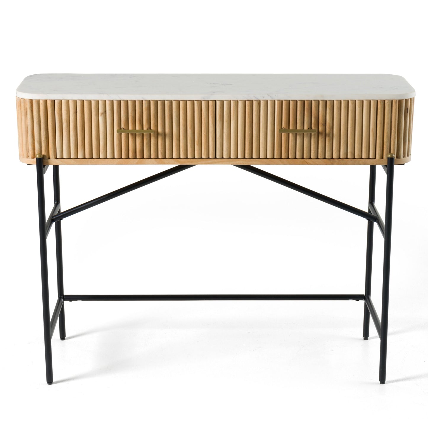 Modrest Cambridge White Marble Mango Vanity Table A Stunning Fusion of Natural Elegance and Contemporary Design for Sophisticated Living Spaces