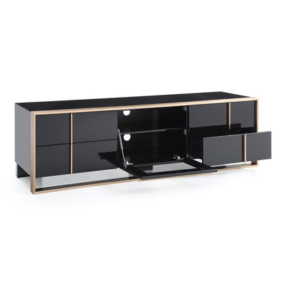 Cartier Black High Gloss TV Stand