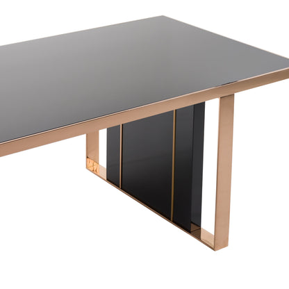 Cartier Black and Rose Gold Dining Table