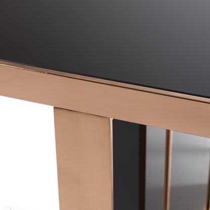 Cartier Black and Rose Gold Dining Table