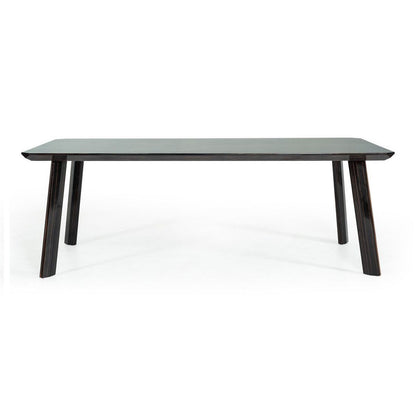 Chadwick Ebony and Rose Gold Dining Table