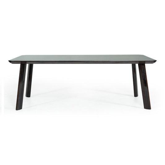 Chadwick Ebony and Rose Gold Dining Table